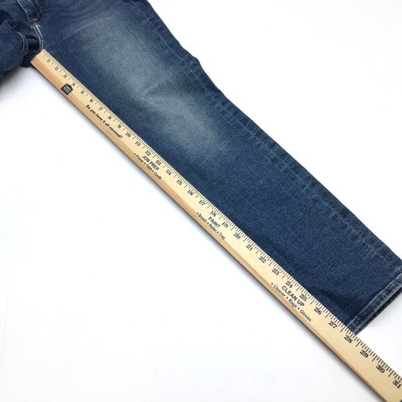 NEW Jen7 by 7 For All Mankind Jeans Straight Leg Distressed Enhance Me size 2 - Picture 6 of 9